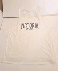 Victoria Secret Sport Tank Workout Top Size (L) White RN 54867