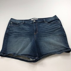 Torrid Plus 24 (Fit 44In) Stretch Denim Jean Bermuda 7″ Shorts