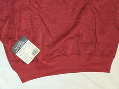Vintage Hanes Sweatshirt Women’s Large Lg Paprika Blank Her Way Ladie 90s 9165