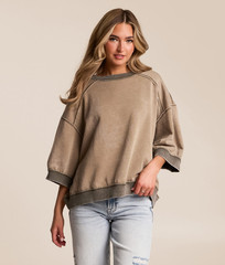 NWT Free People Everything Oversized Pullover