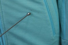 Icebreaker Merino GT Light Blue Full Zip Long Sleeve Hooded Jacket Size S