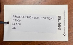 Splits59 Airweight High Waist Women’s Tights 7/8 Black or Indigo