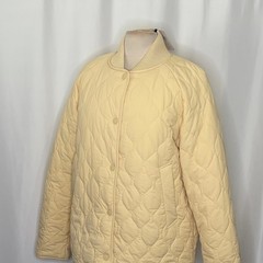 NWT!! VARLEY Luca Quilted Jacket Solid Reed Yellow Bomber Snaps Solid X-Large