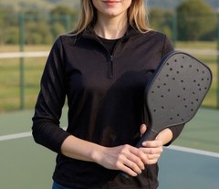 Tommy Bahama Active 1/4 Zip Athleisure Movement Pickleball Tennis Golf Sz L