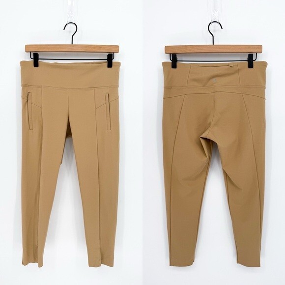 GapFit Women’s MP Blackout Technology Full Length City Leggings in Tan Khaki