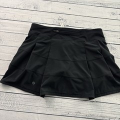 Lululemon Pace Rival Skirt 4-way Stretch Women’s 8 Black Tennis Pickleball