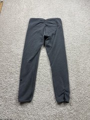 Lululemon Leggings Women Size 6 Gray Activewear Stretch Mid-Rise Cropped