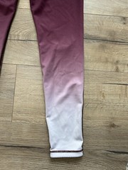 Athleta Ombre Chaturanga Tight | Small Burgundy Yoga Pilates Gym