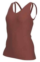 NIKE Women’s YOGA Luxe Tank Top NWT Rust Brown NWT Size: MEDIUM