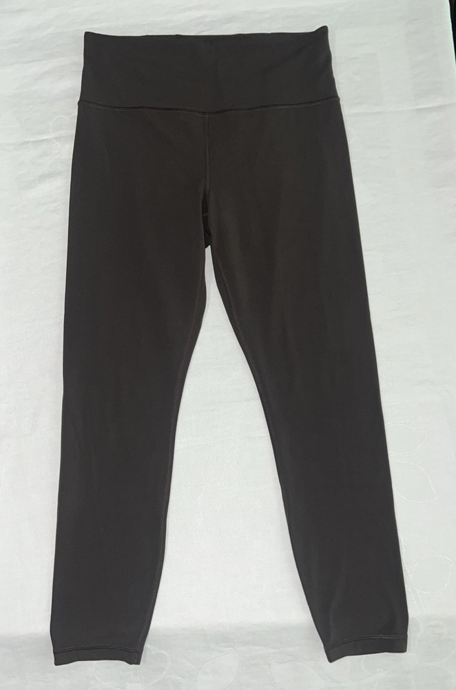 Athleta Women’s Ultra High Rise Elation 7/8 Size M Brown Leggings