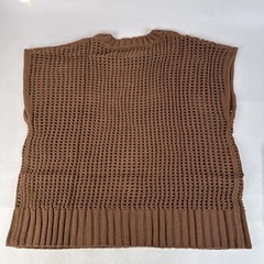 ANRABESS Crochet Sheer Knit Sweater Top Wide Leg Pants Lounge Matching Sets XL