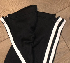 Athleisure Adidas Three Stripe Women’s Track Jogger Pants – Size M, Black