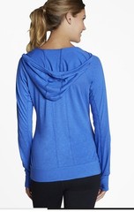 Fabletics Lightweight Pullover Hoodie/Top Women XL/XXL Periwinkle Blue Running