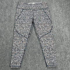 Sweaty Betty The Power Pocket 7/8 Leggings Womens XL Hexagon Blue Orange Dot