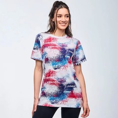 Apres Zumba Unisex Crew Neck Tee ~ Blue/White ~ XS/S M/L XL/XXL ~ New!