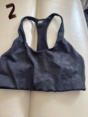 9-Women’s Sports Bras Mixed Brands Camo TieDye Velvet Size S