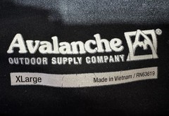 Avalanche Outdoor Capri Leggings XL Black Pockets Stretch Activewear