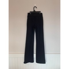 L*Space In Play Stretch Performance Flare Leg Activewear Black Legging XS NWT