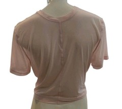 Lululemon Lightweight Mesh Sheer Reversible Yoga T-Shirt In Pink! Size 8