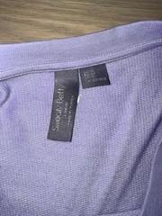 Sweaty Betty London Women’s XL Purple Fleece Cotton Crewneck Relaxed Sweatshirt