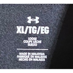 Under Armour Womens Pullover Funnel Neck Sweatshirt XL Loose Fit Raglan Black