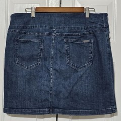 S.C. & CO. Women’s Blue Pull-On Skort w/ Pockets Stretch, Short, XL