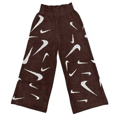 Nike Phoenix Cozy Boucle Knit Hi-Waist Wide-Leg Pants, Size Large NWT FD4288-227