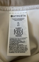 “NEW” Athleta sz XL Ultra High Rise Elation 7/8 Tight (Bone/Dune) INS 24″