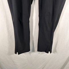 adidas Joggers Women’s 2XL Black Pull On Drawstring Zip Pockets Zip Leg