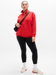 ATHLETA Forever Fleece 1/4 Zip Sweatshirt NWT – SMALL Cardinal #891664