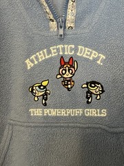 The Powerpuff Girls Vintage Cartoon Network Zipper Hoodie Size XL