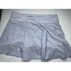 Lululemon Pace Setter Athletic Skirt Lavender Blue Pleated Tennis Running Skort
