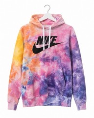 Nike Sportswear Club Fleece Tie Dye Hoodie Women’s Medium Multicolor Pullover