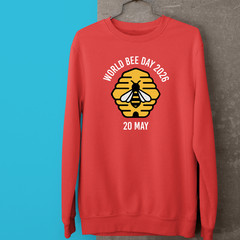 World Bee Day 2026 Sweatshirt Cute Cartoon Bumble Bee Honey Novelty Gift