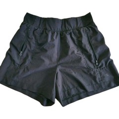 Layer 8 Running Shorts Womens Small Black Zipper Pockets Workout Athletic wear