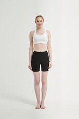 Women Cotton Spandex Athletic Yoga Sport Gym Bike Shorts 30 Colors Made in USA