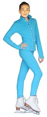 ChloeNoel PS711 Solid Color Skinny Yoga Off Ice Elite Figure Skating Pants w/ Fr