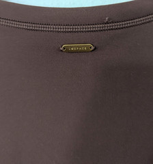 L Space Active Aim High Top x Tessa Brooks Surplice Hem Long Sleeve Brown Small