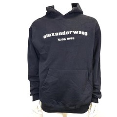 Alexander Wang Graphic Back-Print Hoodie Black Size M