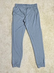 Nike Yoga Dri Fit Jogger Pants Womens Small Gray Athletic Yoga Lounge