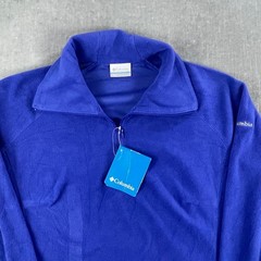 Columbia Womens Large Blue Arctic Air Fleece 1/2 Zip Pullover XL6624-516