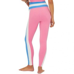 Beach Riot Women Leggings Size Medium Mariella Color Block Pink Blue White New