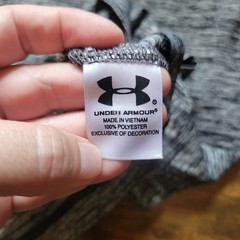 Under Armour Quarter Zip Pullover Sweater “Air Force” Logo Gray Women’s Large