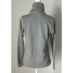 Nike Dri Fit Womens Funnel Cowl Neck Pullover Sweatshirt Gray 860130 Small