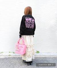 The Powerpuff Girls × Flapper Sweatshirt Black Japan original New