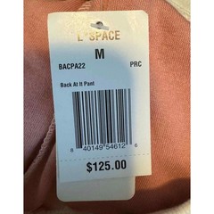 L*Space Back At It Colorblock Joggers, Rose Bud, Loungewear Size Medium, NWT