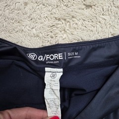 G/Fore Golf 15″ Skort Skirt Size Medium Go-To Effortless Women’s Zip Pockets