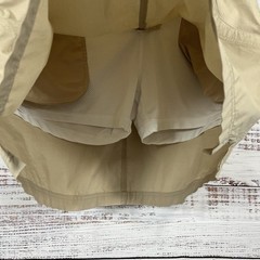 CQR Skort Womens Size XL Khaki Pockets Cotton Nylon Outdoor Hiking Active