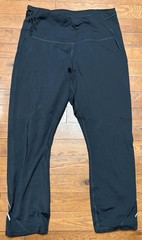 All in motion Women’s Black Solid Ankle Activewear Leggings Size M