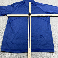 REI Pullover Womens Medium Blue 1/2 Zip Lightweight Stretch Outdoor Sweatshirt
